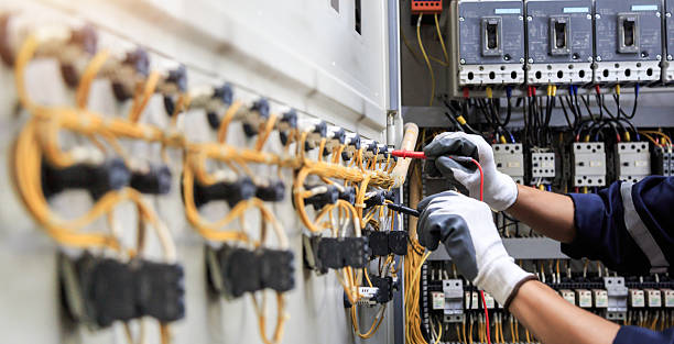 Professional Electrician technician working in Angola, IN